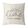 Наволочка декоративная Этель"Home sweet home" 40х40 см, полиэстер, велюр