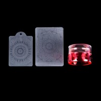 Набор для стемпинга, 3 предмета, цвет МИКС