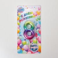 Свеча в торт «Цифра 8», 5.5 см