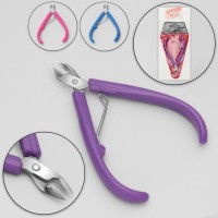 Кусачки маникюрные для кутикулы, 10 см, длина лезвия - 8 мм, в чехле, цвет МИКС