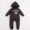 Комбинезон Крошка Я NY, рост 86-92 см, серый