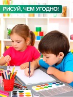 Альбом для рисования Calligrata «Динозавр» А4, 32 листа на скрепке, обложка мелованный картон, блок 100 г/м²