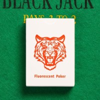 Карты игральные пластиковые, флуоресцентные, 55 шт, 6.5х9х2 см, 30 мкр