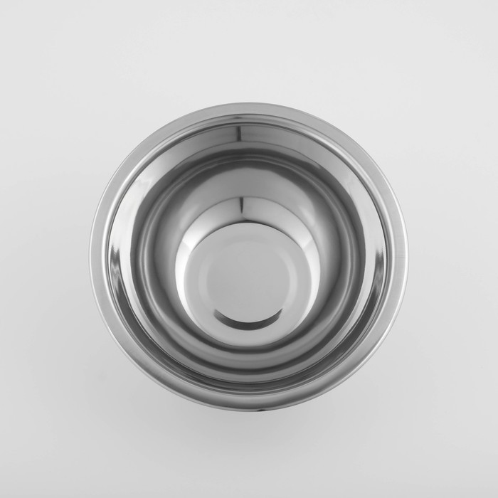 Миска глубокая Доляна «Индия», 1.3 л, d=22 см, нержавеющая сталь