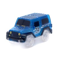 Машинка для магического трека Magic Tracks, работает от батареек, цвет оранжевый