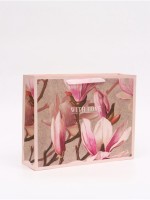 Пакет подарочный ламинированный, упаковка, «Love», L 40×31×11.5 см