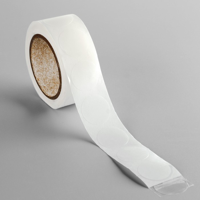 Наклейка прозрачная 3,8 х 3,8 см, 300 шт