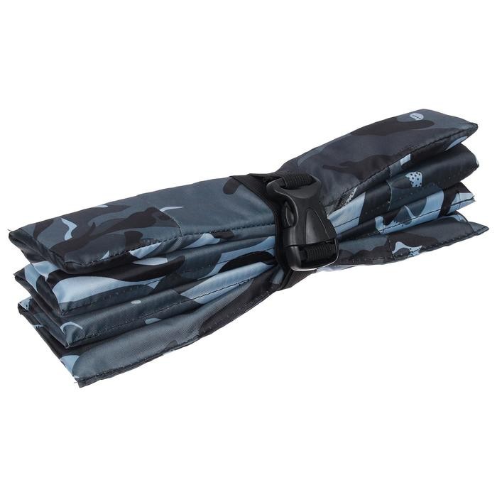 Сиденье туристическое складное с креплением на резинке, 6 деталей, 35 х 28 х 1,5 см, цвет МИКС