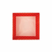 Упаковка для кондитерских изделий с пластиковой крышкой «Я люблю тебя» 12 х 6 х 11,5 см