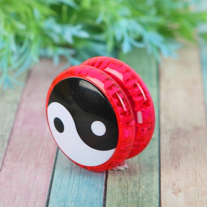 Йо-йо «Инь-янь», световой, цвета МИКС