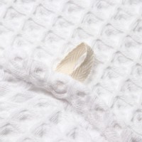 Полотенце вафельное банное Этель "Boho" 45*90 см, цв. белый, 100% хл