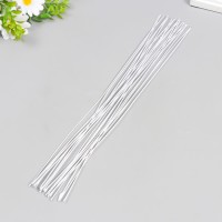 Проволока для творчества "Белая" (набор 20 шт) 1,2 мм, 36 см