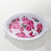 Поднос «Пастораль», 36×22 см, цвет МИКС