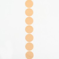 Наклейки крафт,300 шт в рулоне, 3,8 х 3,8 см