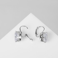 Серьги со стразами «Блик» овал, миксы