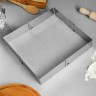 Форма для выпечки с регулировкой размера "Квадратная", H-5 см, 10х10 - 18х18  см