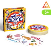 Настольная игра на реакцию и внимание «Дуббль. Английские слова», 55 карт, 5+