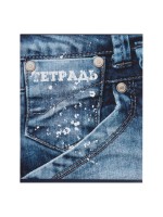 Тетрадь 96 листов в клетку, Calligrata «Джинс», МИКС