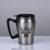 Термокружка King, 350 мл, сохраняет тепло 2 ч, 10×12 см