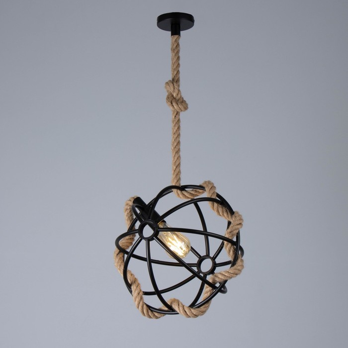 Светильник BayerLux "Глоба" Е27 40Вт черный 33х33х33-113см