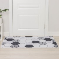 Коврик придверный грязезащитный Доляна «Мрамор», 50×80 см