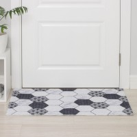 Коврик придверный грязезащитный Доляна «Мрамор», 50×80 см