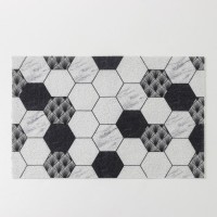 Коврик придверный грязезащитный Доляна «Мрамор», 50×80 см