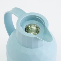 Термос — кофейник 1 л, сохраняет тепло 24 ч, стеклянная колба, бирюзовый