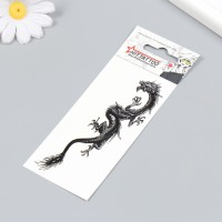 Татуировка на тело "Дракон" 5,6х12 см