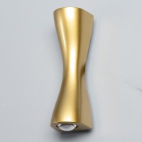 Бра "Нувола" LED 6Вт 4000К IP65 3000К золото 5х16 см