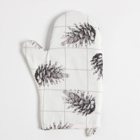 Набор кухонный "Этель" Merry Christmas: варежка 20х27 см, прихватка 19х19 см, 100% хлопок