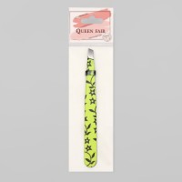 Пинцет скошенный, широкий, 9,5 см, рисунок МИКС