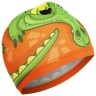 Шапочка для плавания детская «Крокодильчик», тканевая, обхват 46-52 см