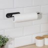 Держатель для бумажных полотенец подвесной Доляна 26×1.5×12 см, чёрный