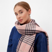 Шарф зимний объемный с кистями MINAKU, размер 63×180 + 10 см