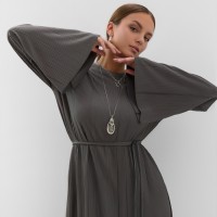 Новогоднее платье женское MIST Classic collection, макси, р. 40-42, графит