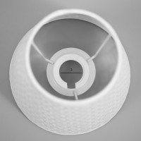 Абажур для люстры "Кружево" Е14 белый 15х15х13 см