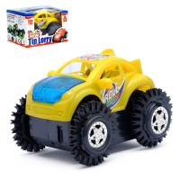 Машина-перевёртыш «Безумный гонщик», работает от батареек, световые эффекты, цвета МИКС