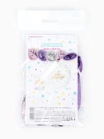 Воздушные шары латексные 12" «Комплименты для девушки», 5 шт., хром