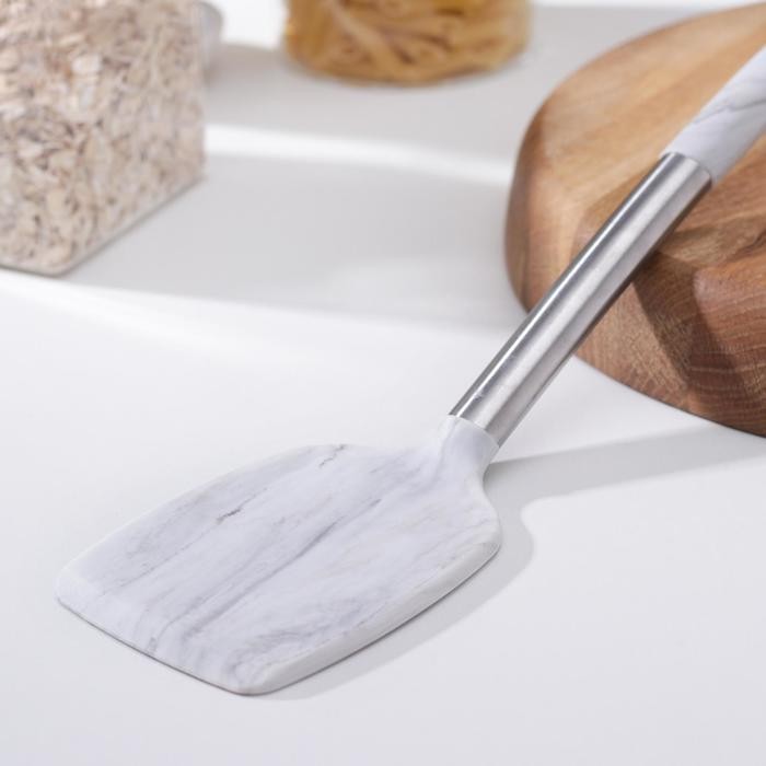 Лопатка Доляна «Шанти», 35 см, цвет серый