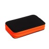 Пенал 2 секции 110*190 ткань ПКТ 11-42 "Чёрный-ярко-оранжевый" 56329
