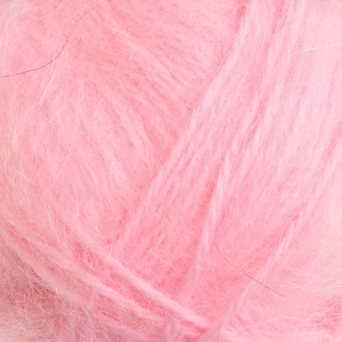 Пряжа "Ангара" 35% мохер 15% шерсть, 50% акрил 250м/100гр (жемчужная роза 231)