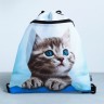 Мешок для обуви «Милый котик» 2 секции, 41×31 см