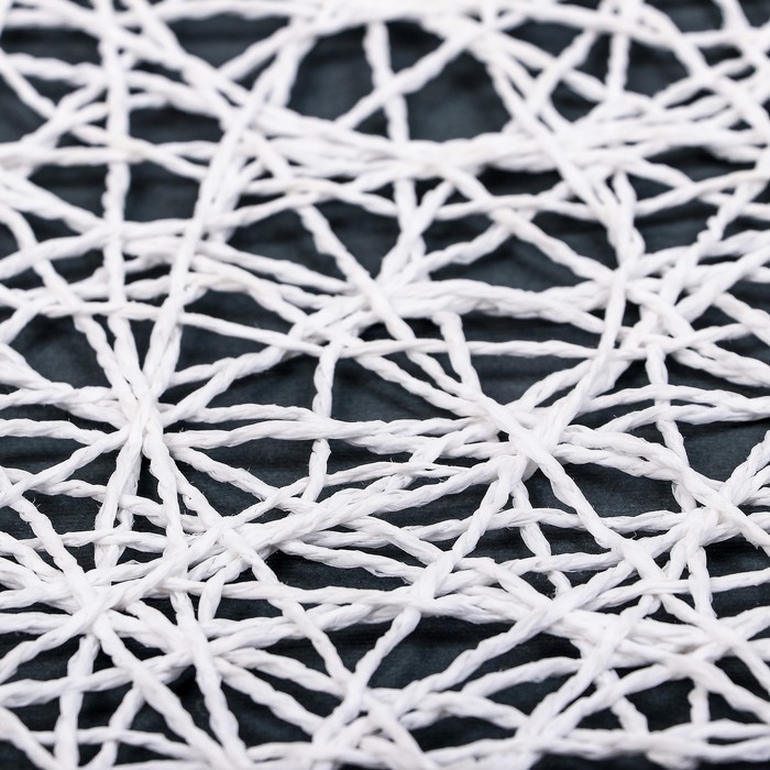 Салфетка сервировочная на стол «Одуванчик», 38×38 см, цвет коричневый