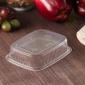 Контейнер одноразовый «Юпласт», 500 гр, 10,8×8,2×10,6 см, прямоугольный, цвет прозрачный