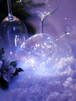 Гирлянда «Нить» 3 м, роса, IP20, серебристая нить. 30 LED, от батареек AG13×3, 3 режима, свечение белое