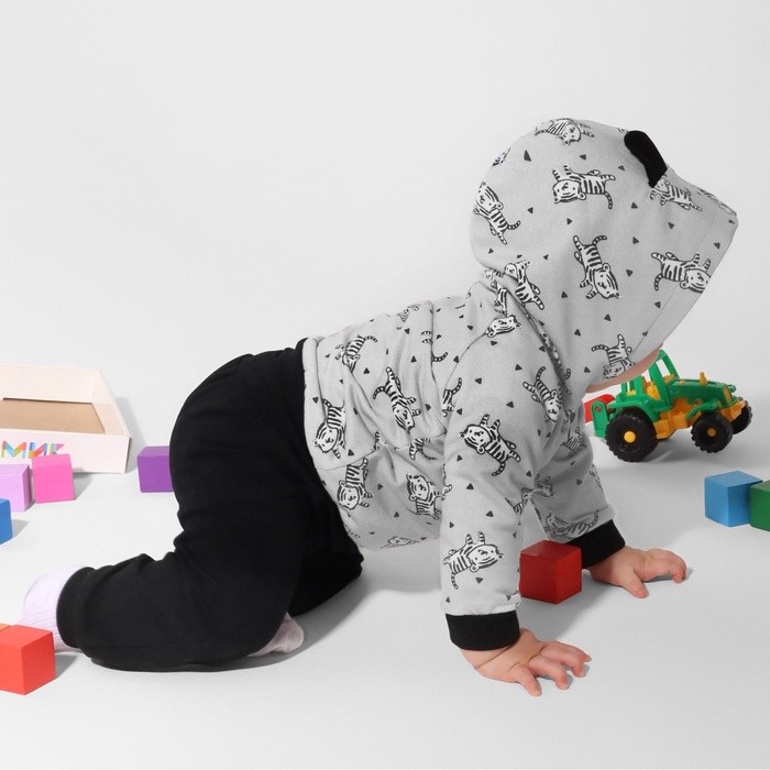 Костюм для мальчика (толстовка, брюки) «Крошка Я» Stylish boy, рост 62-68 см