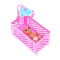 Кукла-модель шарнирная «Молодая мама» с ребёнком, с аксессуарами, МИКС