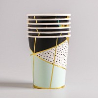 Стакан бумажный «Мятная роскошь», набор 6 шт., 250 мл