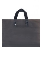 Пакет с петлевой ручкой черный 35×25×8 см 80 мкм